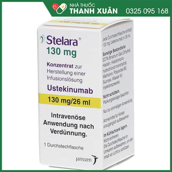 Stelara 130mg thuốc trị bệnh Crohn và viêm loét đại tràng